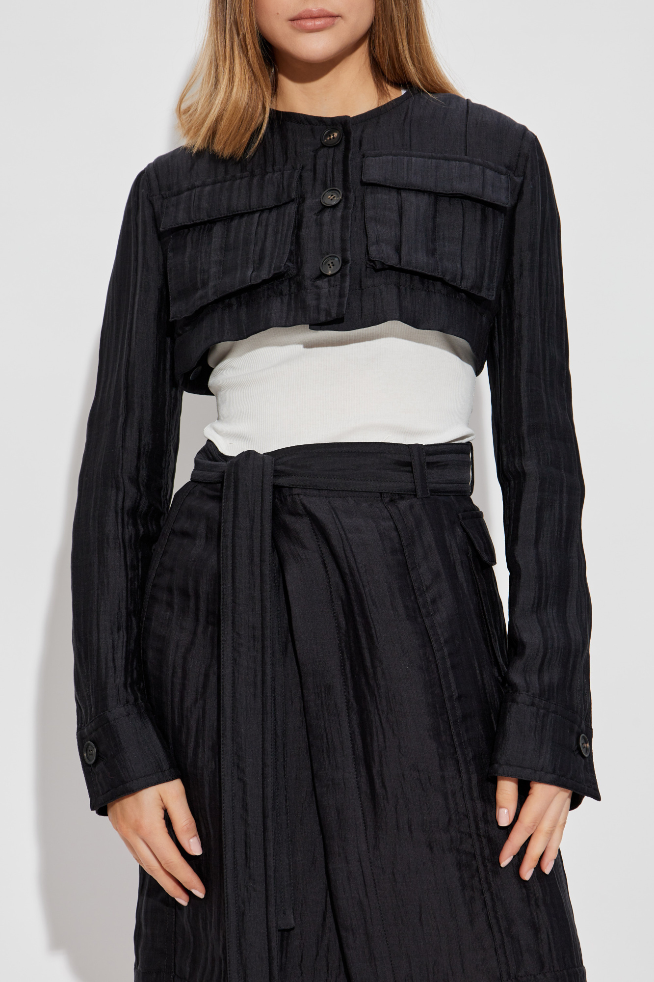 Black Silk jacket FERRAGAMO - Vitkac Italy